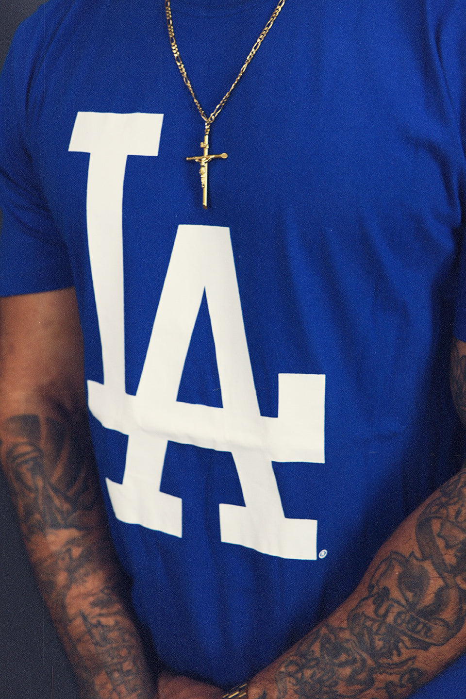 Los Angeles Dodgers "City Transit" 59Fifty Fitted Matching Royal T-Shirt