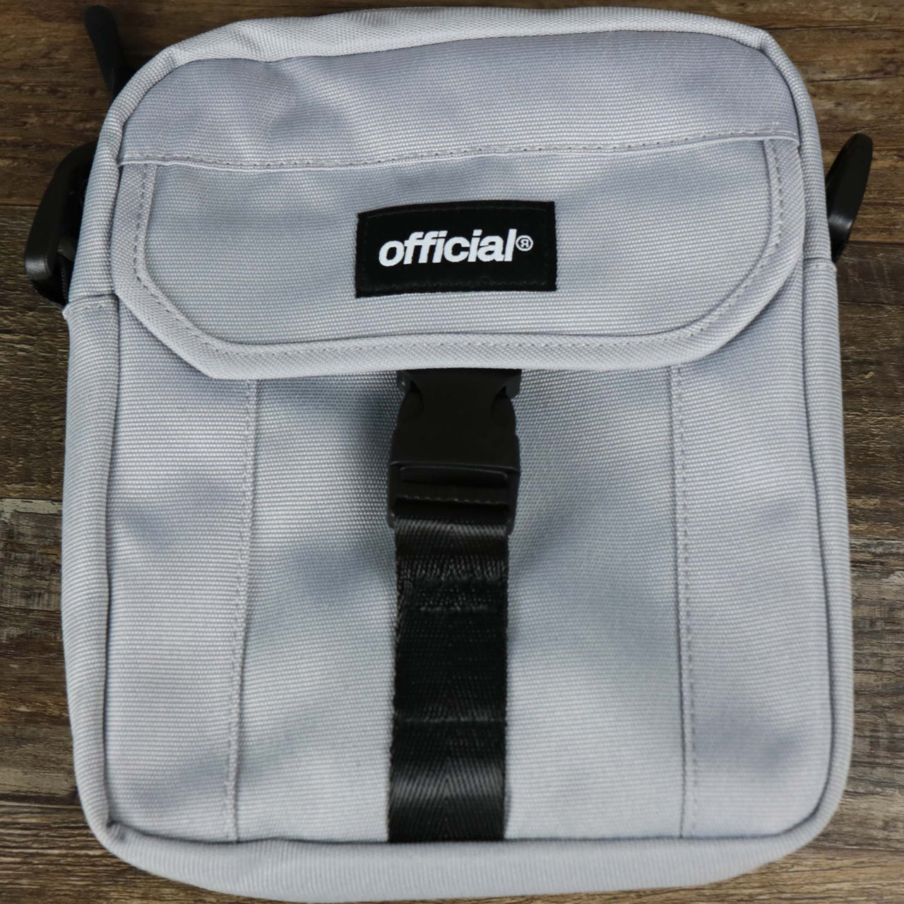 The Essential Nylon Shoulder Bag Streetwear with Mesh Pocket | Official Gray lied down