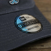 The sticker on the New York Mets 2022 Father's Day On-Field 9Twenty Dad Hat | Gray