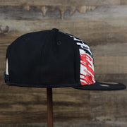The wearer's right on the New York Mets 2022 4th of July Stars And Stripes 9Fifty | New Era Navy OSFM