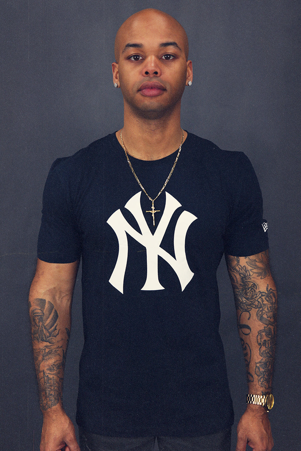 New York Yankees "City Transit" 59Fifty Fitted Matching Navy T-Shirt