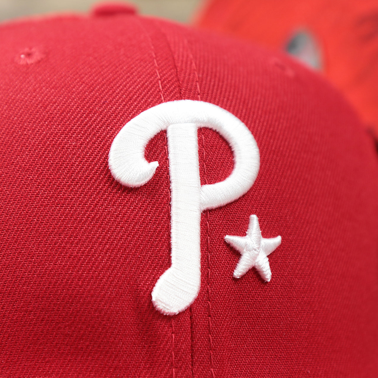 The Phillies Logo on the New York Yankees Metallic All Star Game MLB 2022 Side Patch 9Fifty Mesh Snapback | ASG 2022 Navy Blue Trucker Hat