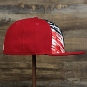 The wearer's right on the Stars And Stripes Philadelphia Phillies 4th of July 59Fifty | New Era Red OSFM