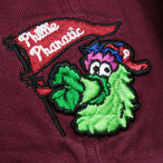 The Phanatic With Flag Icon on the Philadelphia Phillies Mascot Phillie Phanatic Dad Hat | Cardinal Dad Hat