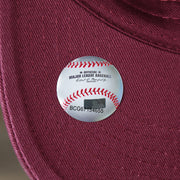 The MLB Sticker on the Philadelphia Phillies Mascot Phillie Phanatic Dad Hat | Cardinal Dad Hat