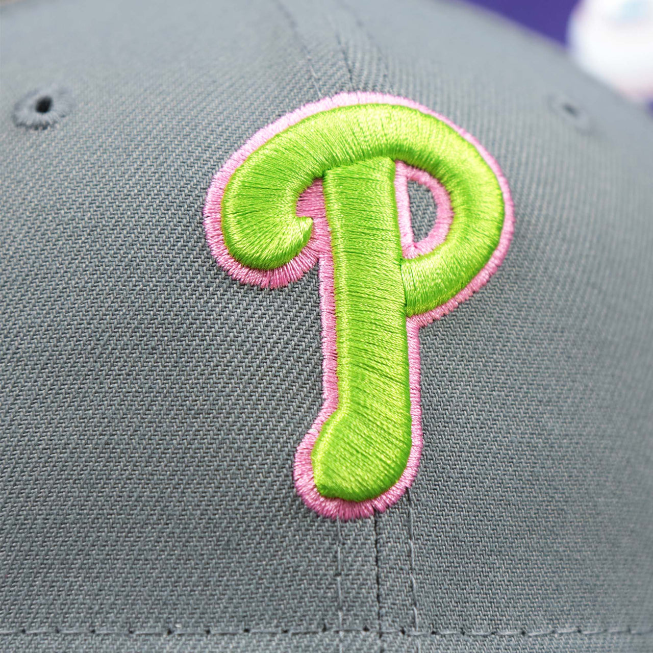 The Cooperstown Logo on the Cooperstown Philadelphia Phillies 1996 All Star Game Liberty Bell Side Patch 59Fifty Fitted Cap | Bel-Air Pack Storm Gray 59Fifty