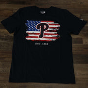 The Philadelphia Phillies 2022 4th of July Stars and Stripes T-Shirt | New Era Navy