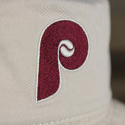 The Cooperstown Philadelphia Phillies Vintage 80s Bucket Hat | 47 Brand, Natural