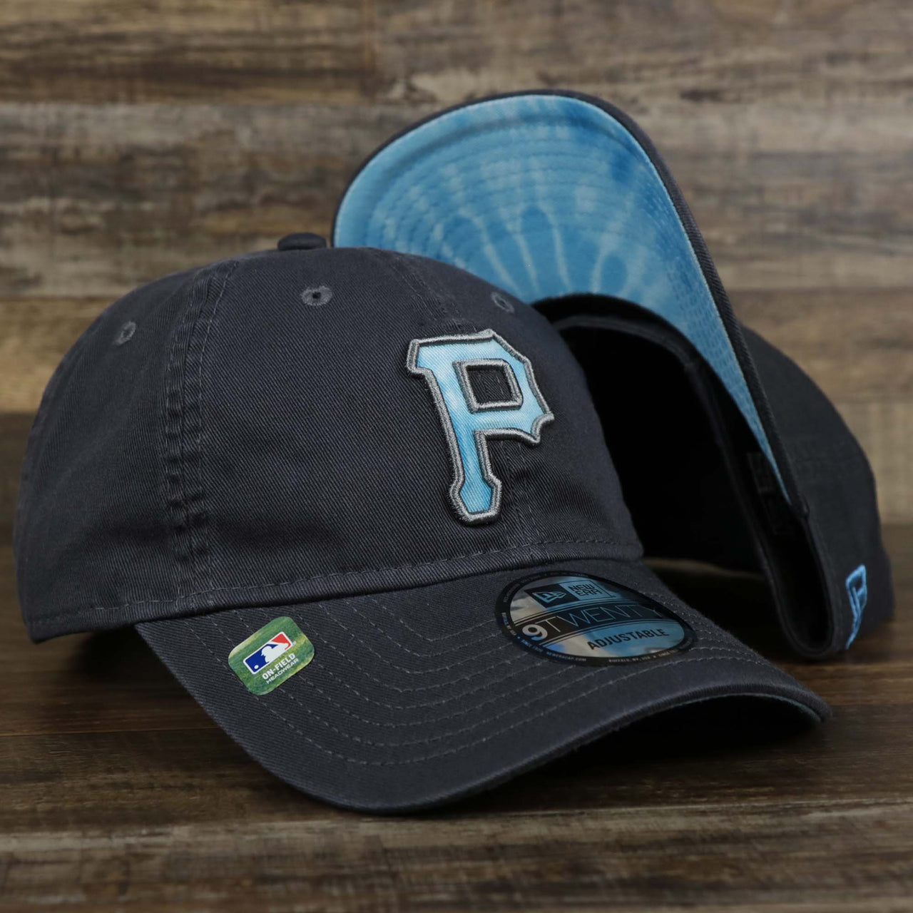 The Pittsburgh Pirates 2022 Father's Day On-Field 9Twenty Dad Hat | Gray