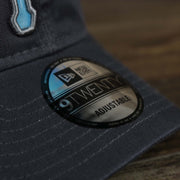 The sticker on the Pittsburgh Pirates 2022 Father's Day On-Field 9Twenty Dad Hat | Gray