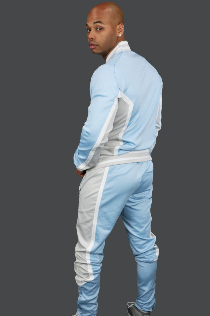 The backside of the UNC Basketball Varsity Athletic Track Suit
