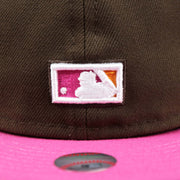 The Cooperstown MLB Batterman Logo on the Cooperstown Philadelphia Phillies Coffee Shop 1952 All Star Game Liberty Bell Side Patch 59Fifty Fitted Cap | Donut Pack Walnut 59Fifty