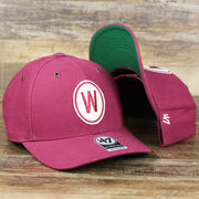 The Cooperstown Washington Senators Felt Senators Logo Snapback Hat | Cardinal Snapback Cap