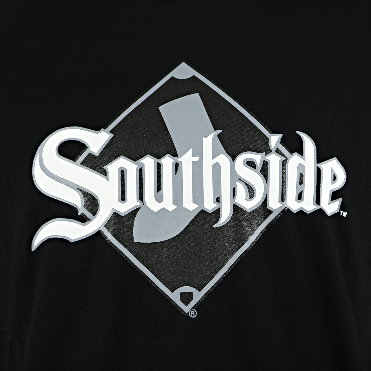 Chicago White Sox Southside Script MLB City Connect 2022 Black T-Shirt
