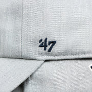 The 47 Brand Logo on the Cooperstown Chicago White Sox 1973 Logo Green Bottom Dad Hat | Gray Dad Hat