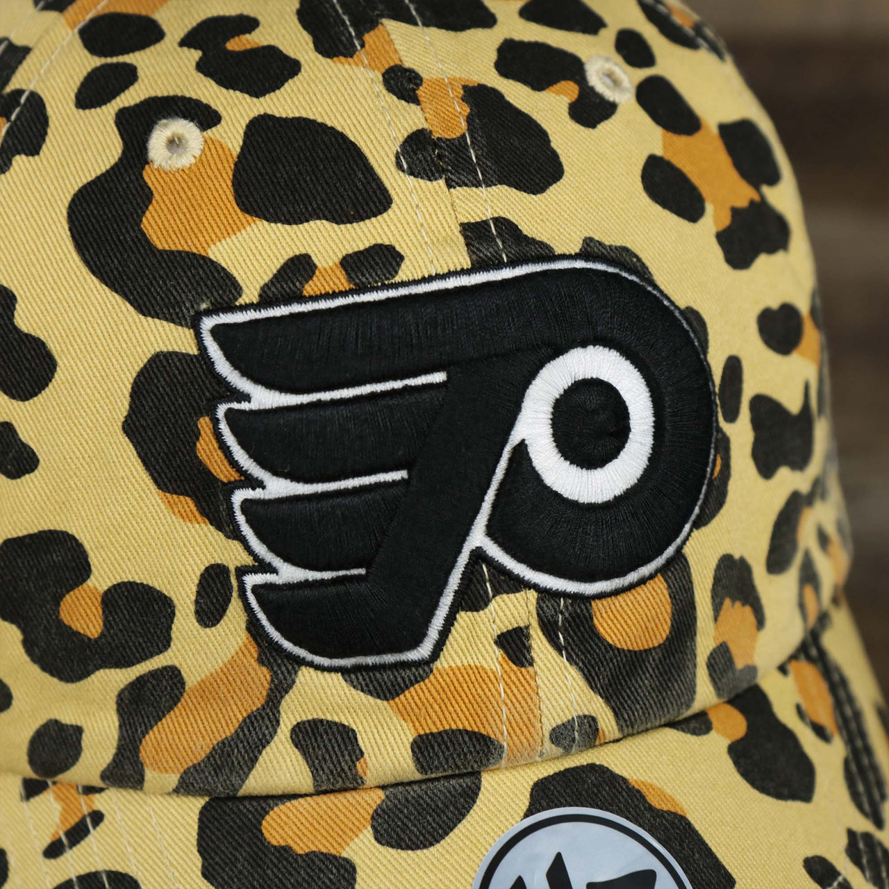 The Flyers Logo on the Women’s Philadelphia Flyers Bagheera Dad Hat | 47 Brand OSFM
