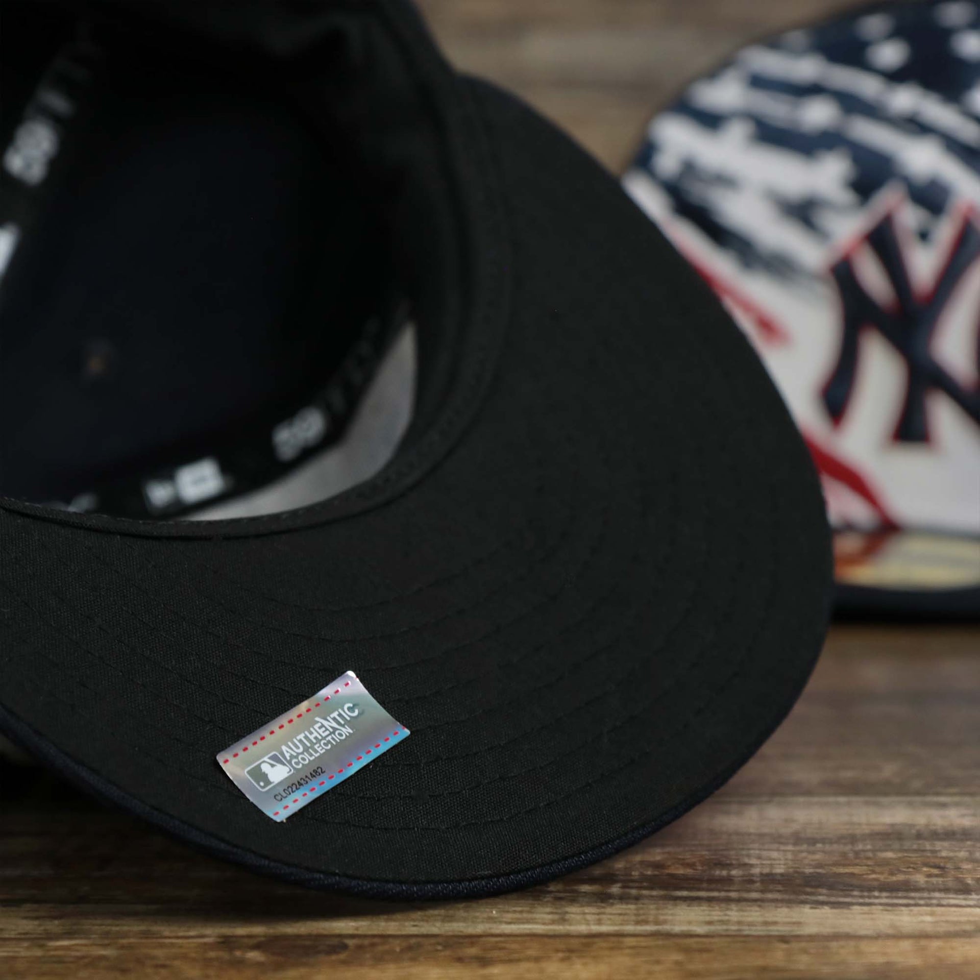 The undervisor on the Stars And Stripes New York Yankees 4th of July 9Fifty | New Era Navy OSFM