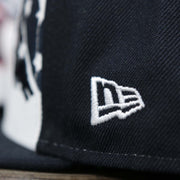 The New Era logo on the New York Yankees 2022 4th of July Stars And Stripes 9Fifty | New Era Navy OSFM