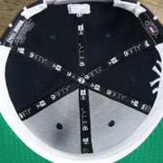 The Inside of the New York Yankees City Arch Striped 9Fifty Snapback Cap | Pin Stripe 9Fifty Cap