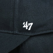 The 47 Brand Logo on the Kid’s New York Yankees Gray Bottom Dad Hat | Navy Kid’s Dad Hat