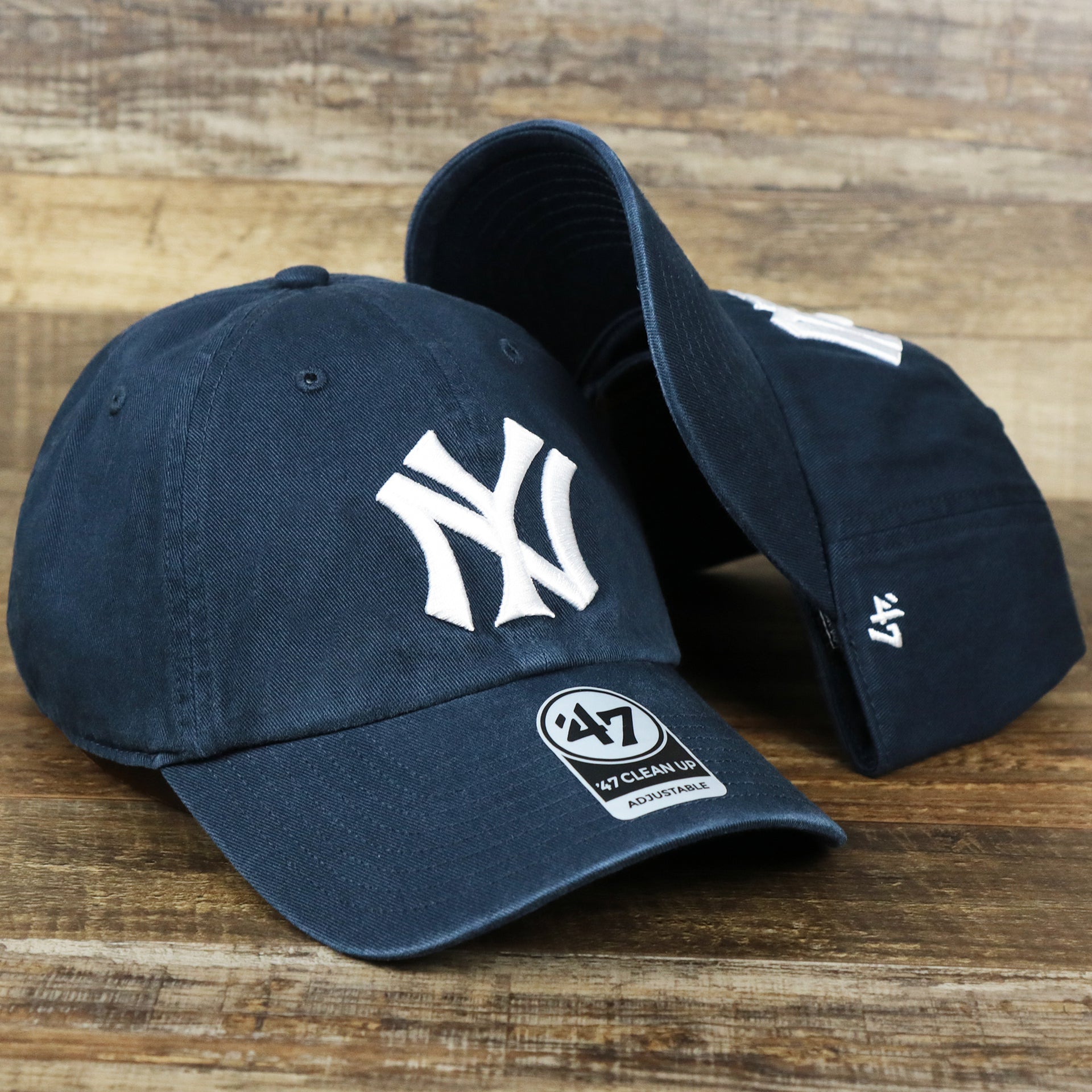 The Cooperstown New York Yankees Retro Yankees Logo Dad Hat | Navy Dad Hat