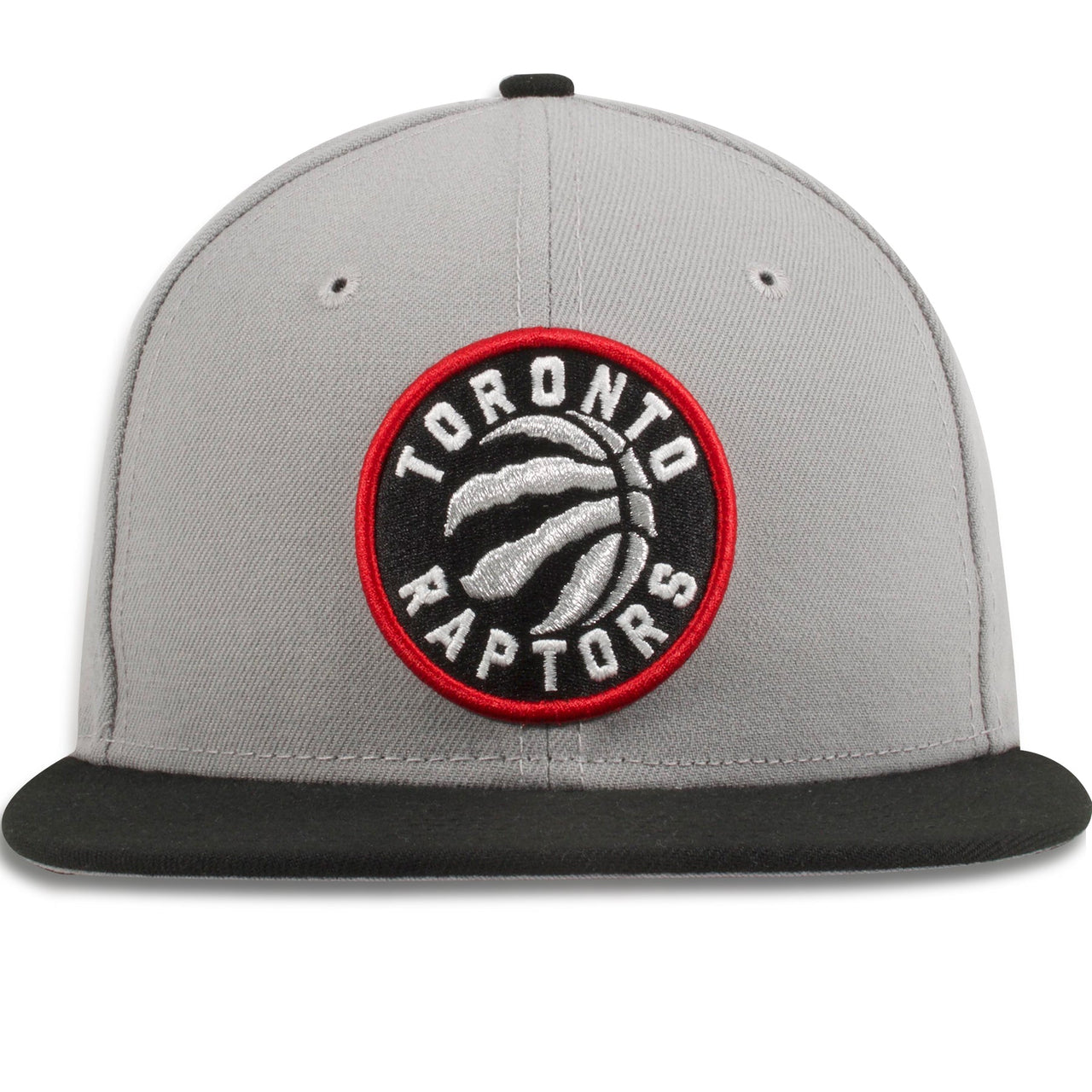 Toronto Raptors Gray / Black Two Tone 9Fifty Adjustable Snapback Hat