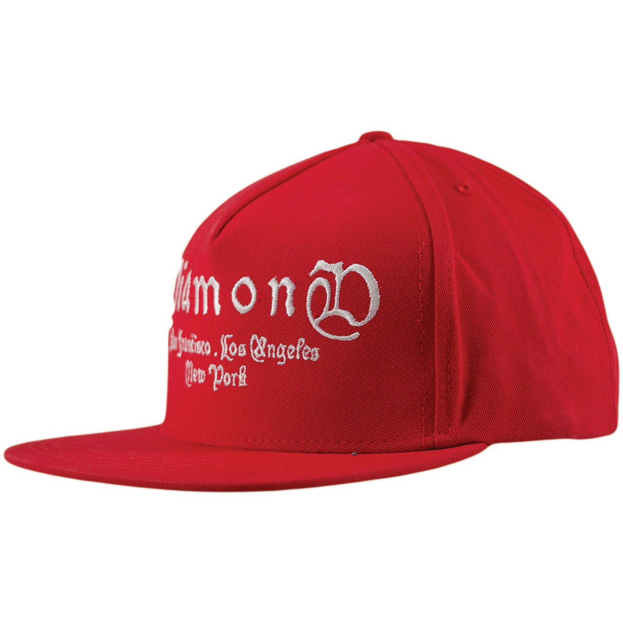Diamond Supply Co Old English Gang Red Snapback Hat