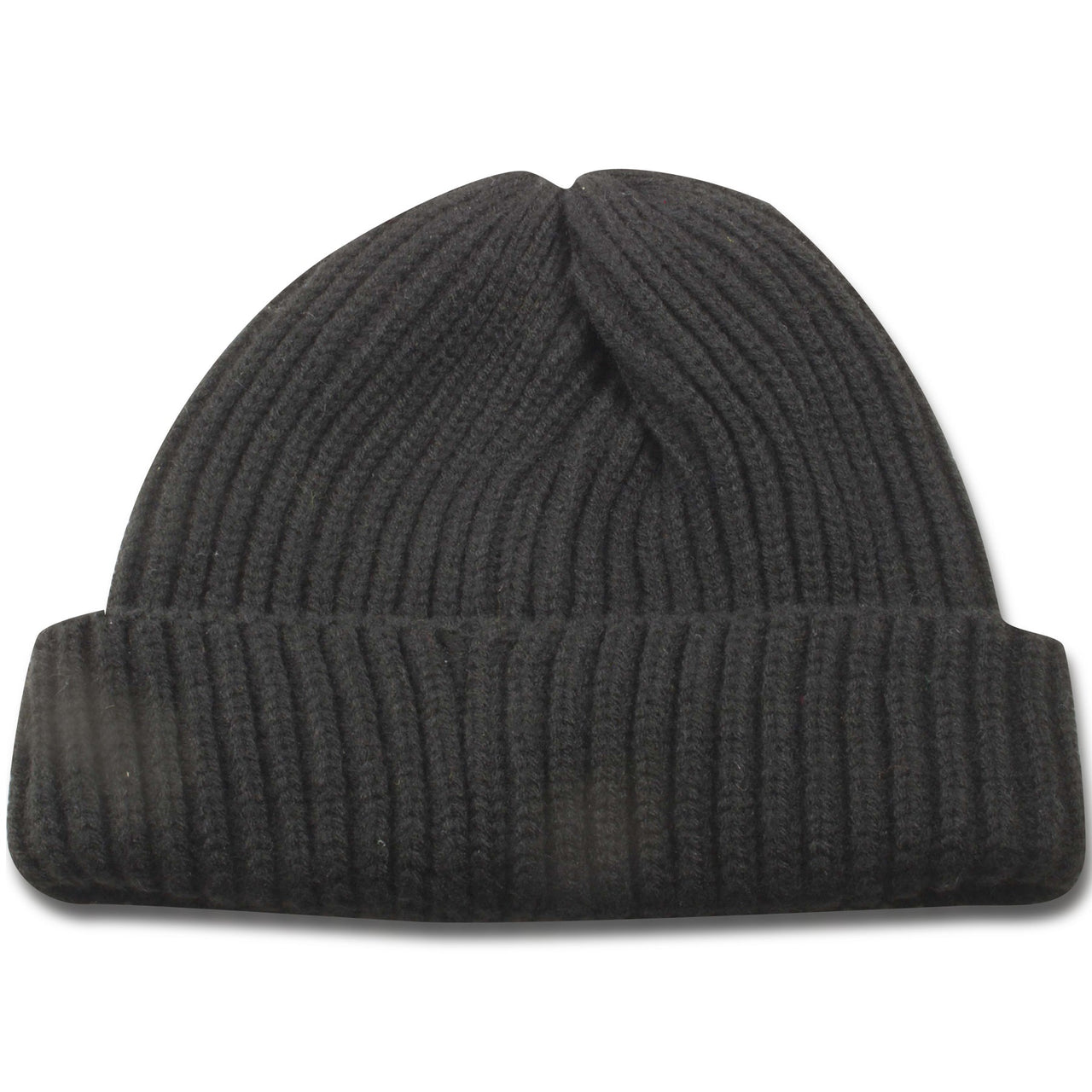 Black Cable Knit Winter Beanie