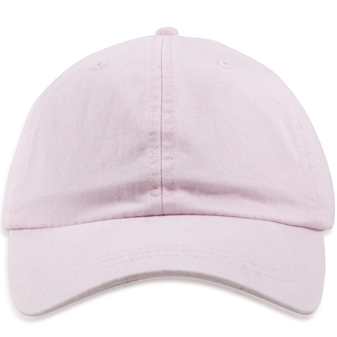 Pale Pink Blank Adjustable Cotton Baseball Cap