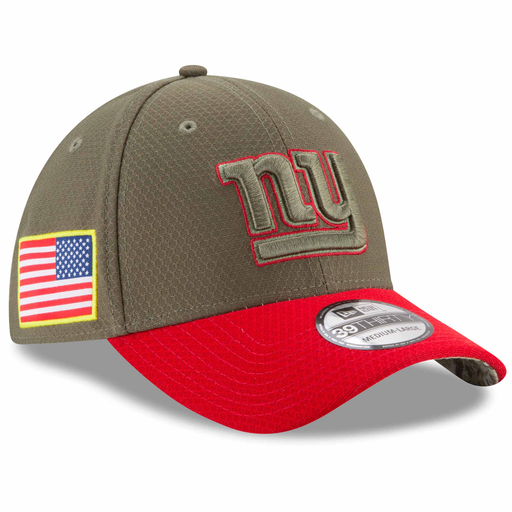 New York Giants 2017 On Field Salute To Service Stretch Fit Cap