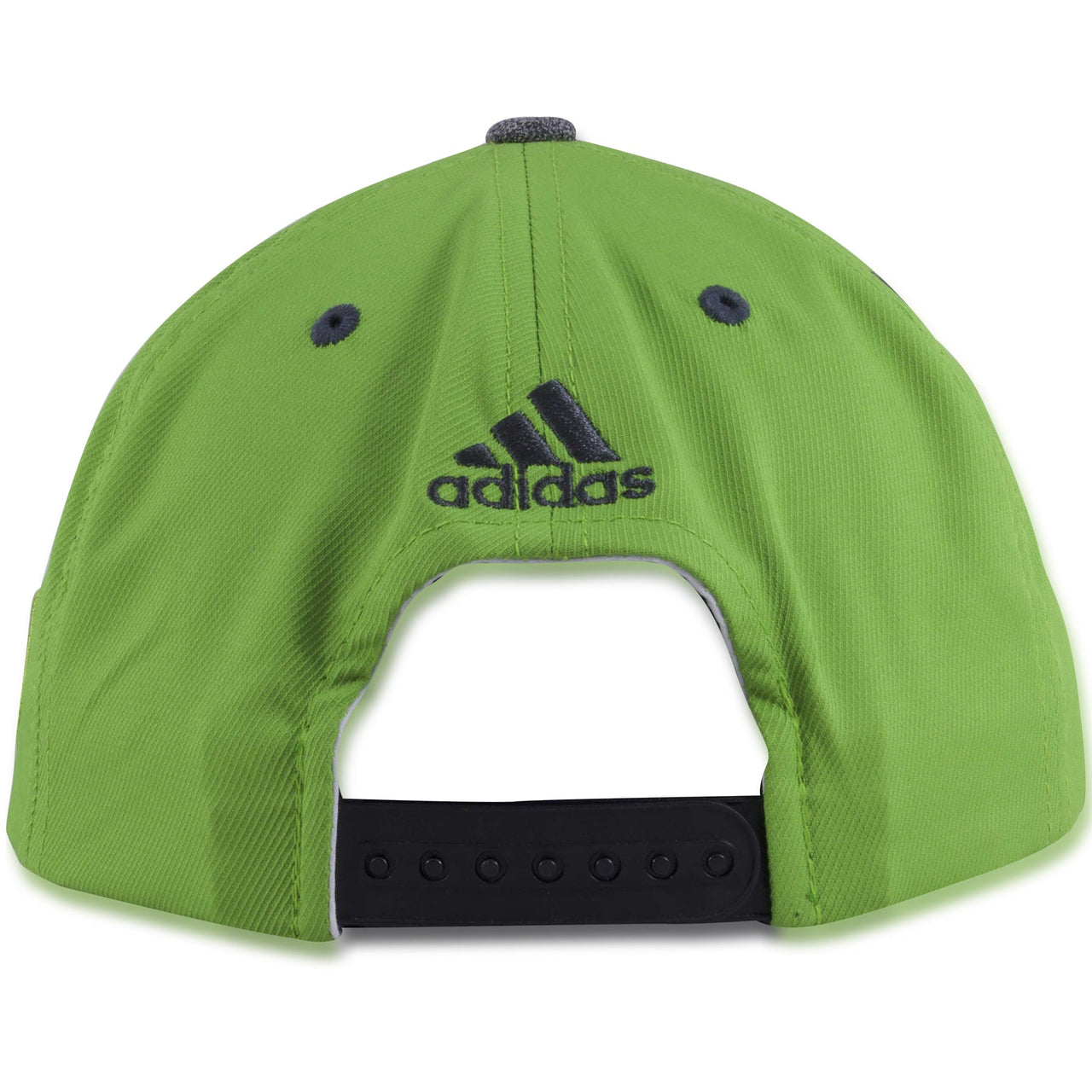 Seattle Sounders FC Two Tone Green on Gray Adidas Snapback Hat