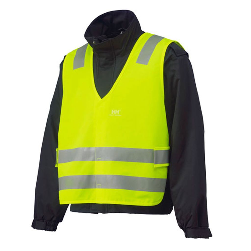 the Police Public Safety | Navy Blue Jacket with Reflective Safety Vest | Scotchlite Navy and Safety Green On-Duty Uniform Jacket with Reflective Stripes has an optional vest you can take anywhere