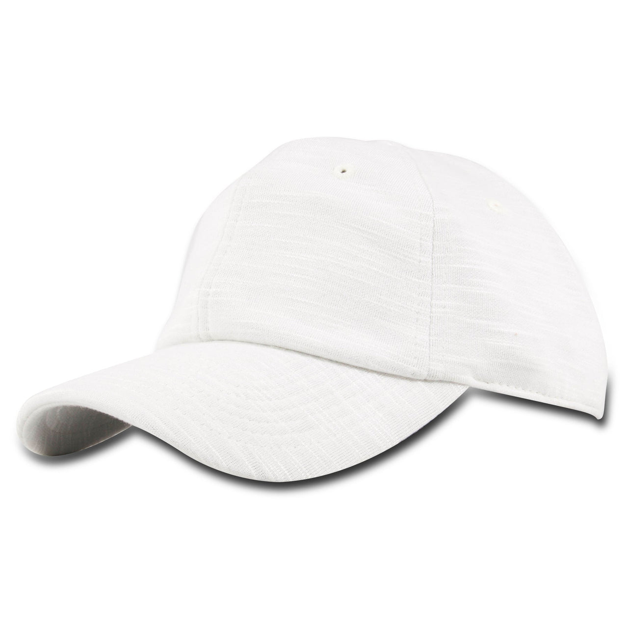 White Blank Melange Classic Adjustable Dad Hat