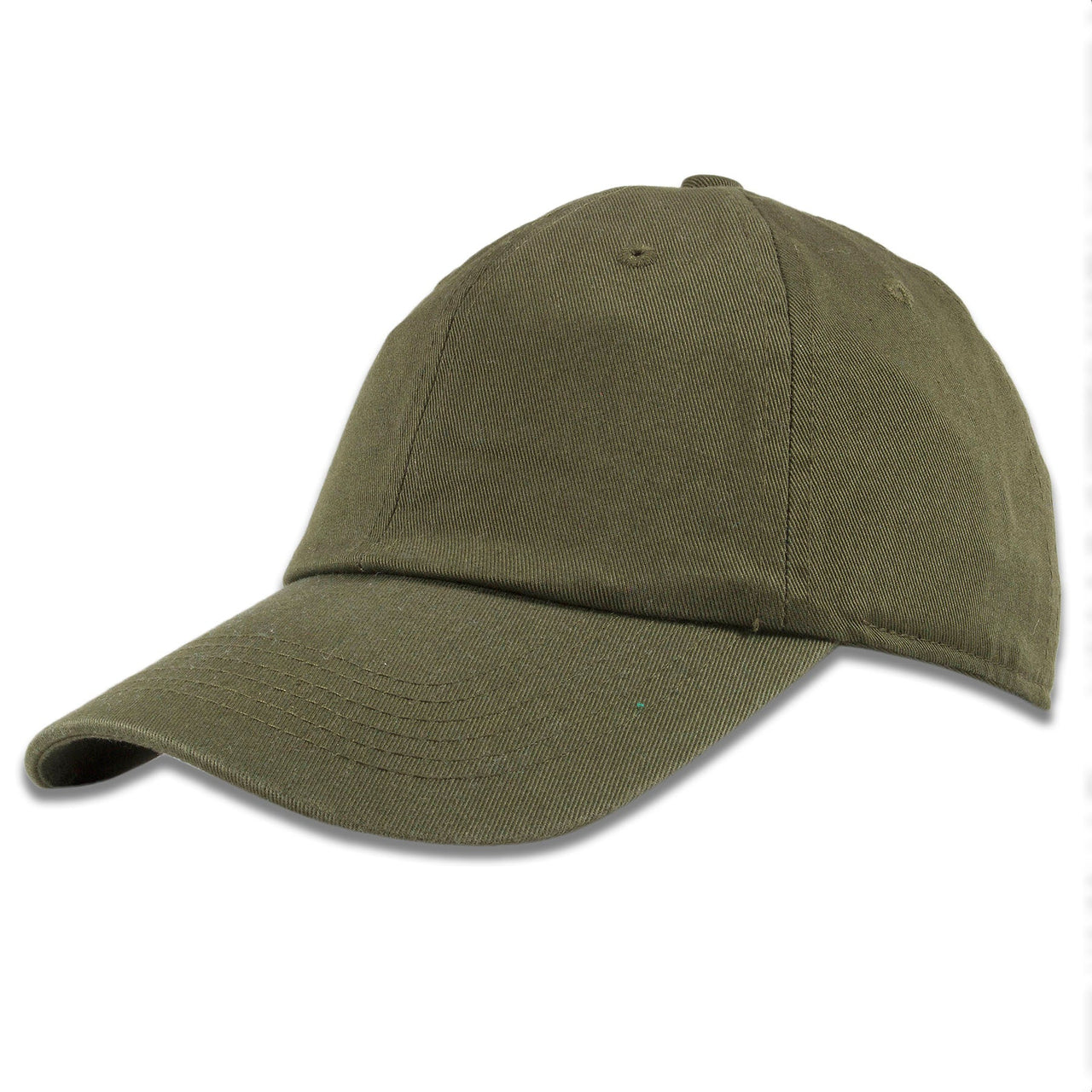 Olive Blank Adjustable Dad Hat