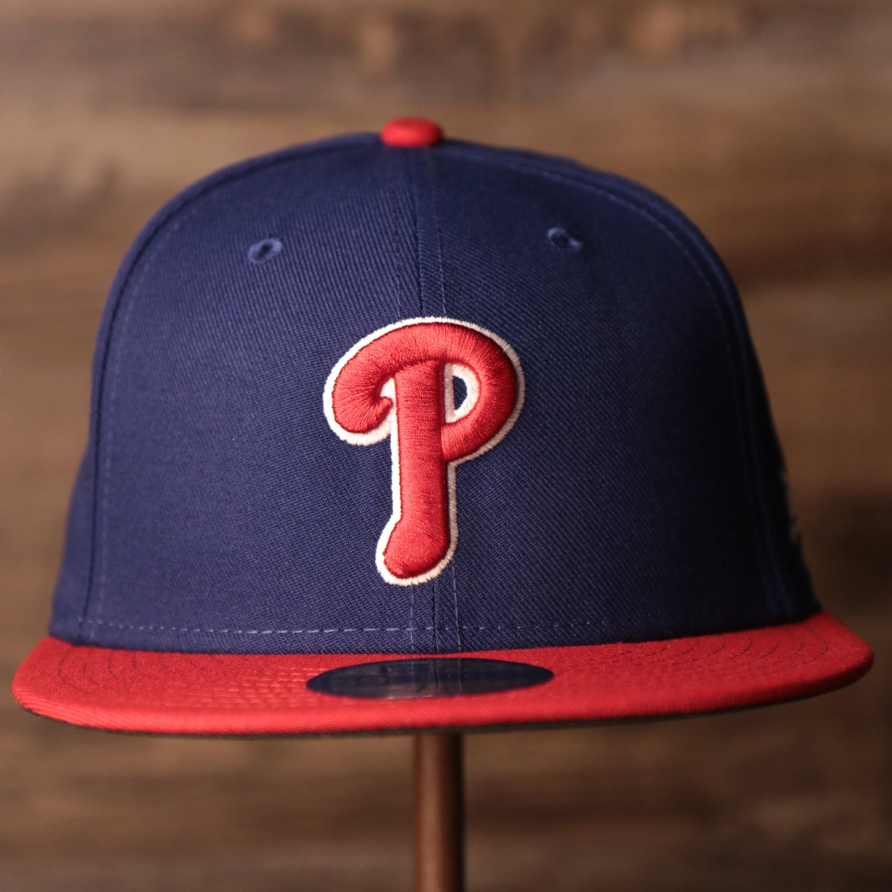 The Philadelphia Phillies Blue on Red Game Authentic 59Fifty Fitted Cap