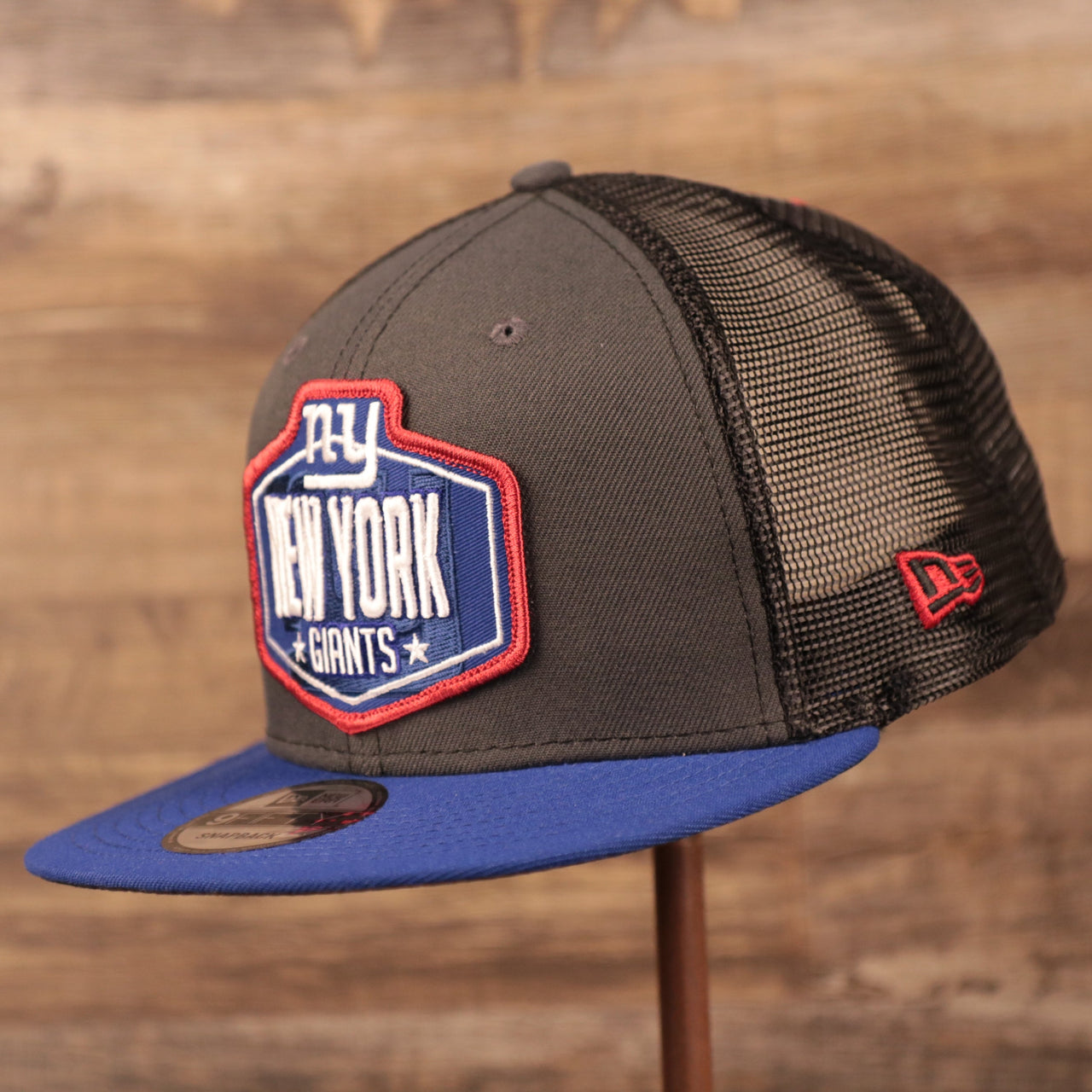 The NY Giants meshback 9fifty caps for the 2021 NFL Draft.