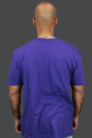 The backside of the Arizona Diamondbacks State Flower Cooperstown Shirt | New Era Purple