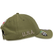 wearers right side of Eagles military dad hat | Philadelphia Eagles 2019 salute to service 9twenty dad hat