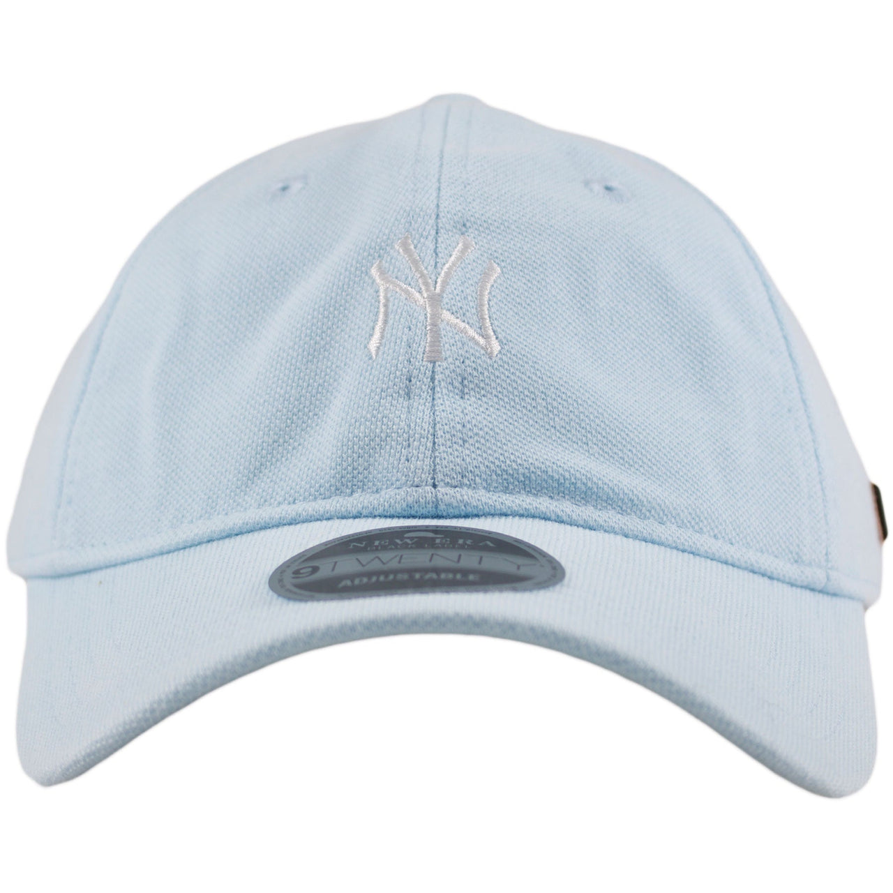 New York Yankees Black Label Micro Stitch Premium Light Blue Adjustable Dad Hat