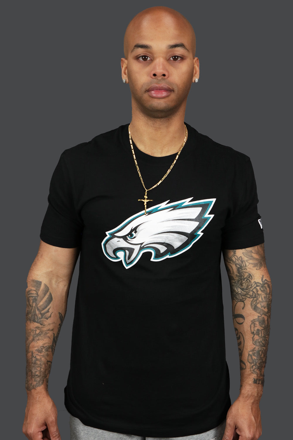 The Philadelphia Eagles Shimmer Super Bowl LIII Shirt | New Era Black