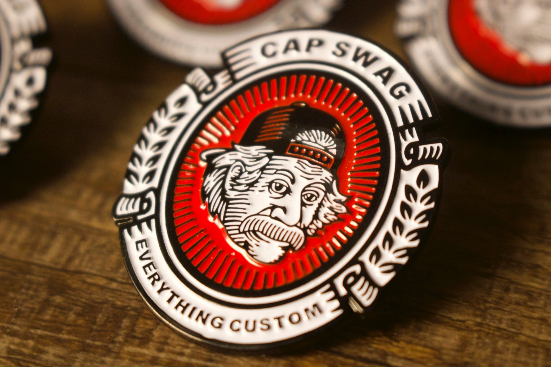 Cap Swag Shield Fitted Cap Pin | Enamel Pin For Hat