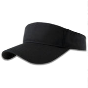 The black adjustable blank visor fits all head sizes
