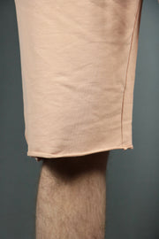 The lower end of the blush men's french terry shorts by Jordan Craig.