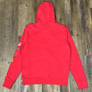 back shot on the Philadelphia Phillies "City Transit" 59Fifty Fitted Matching Red Pullover Hoodie
