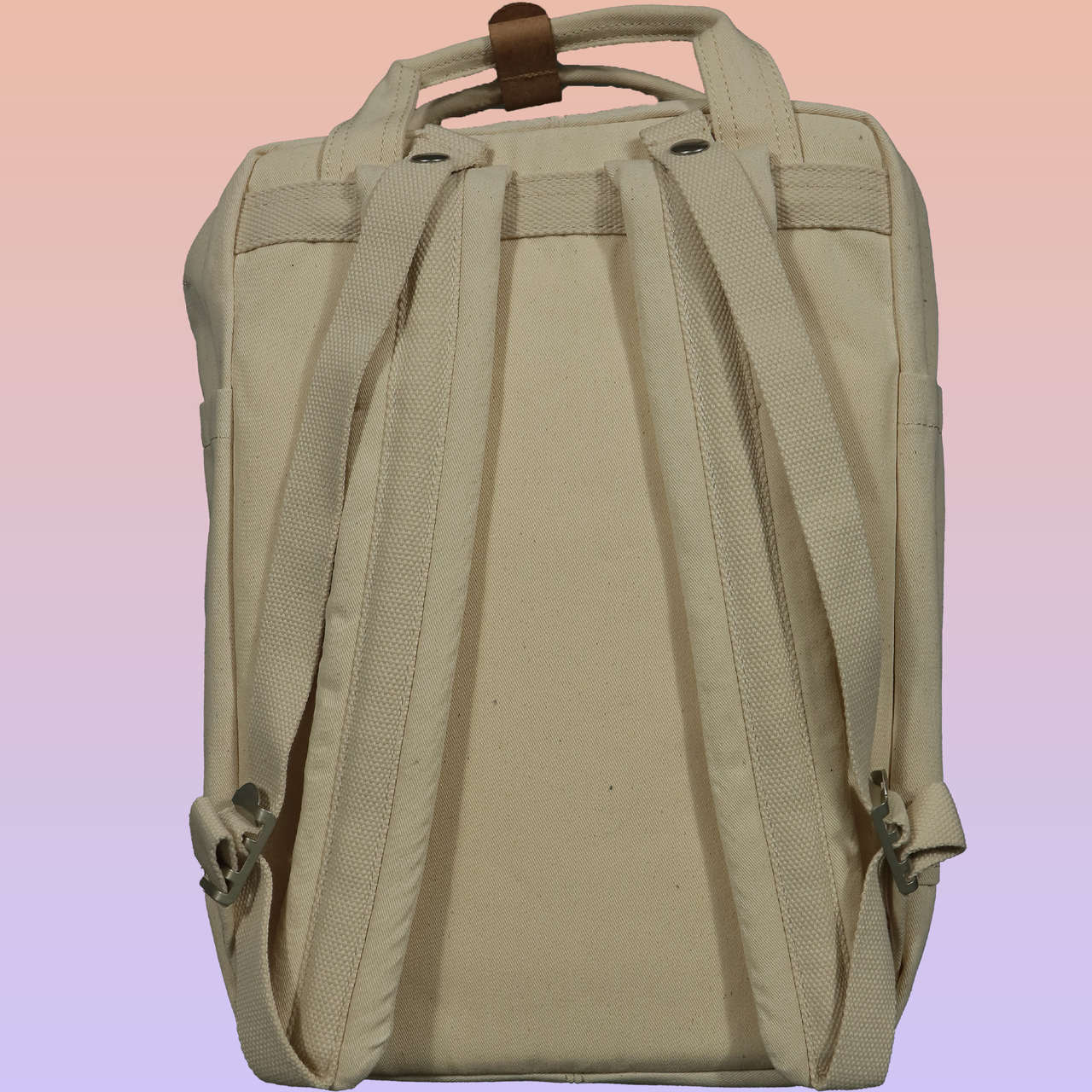 Macaroon Organic Cotton | Doughnut Official Backpack Beige