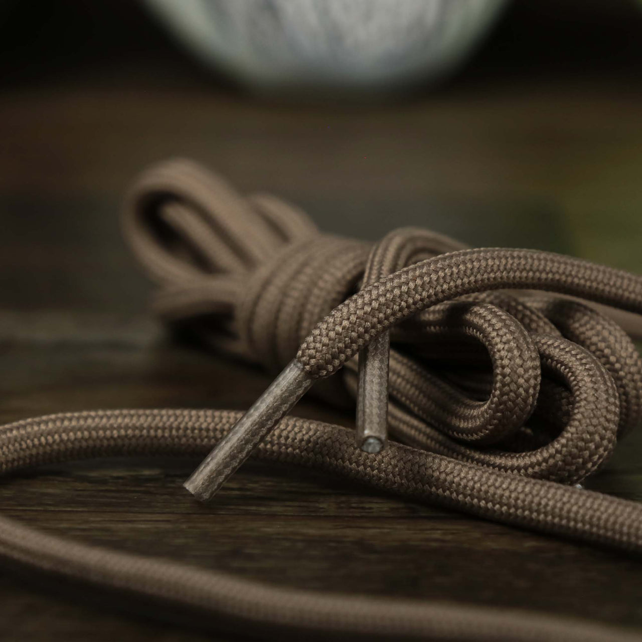 The Solid Rope Sand Shoelaces with Sand Aglets | 120cm Capswag